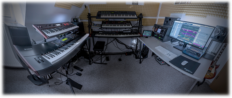 Panorama view of my studio setup