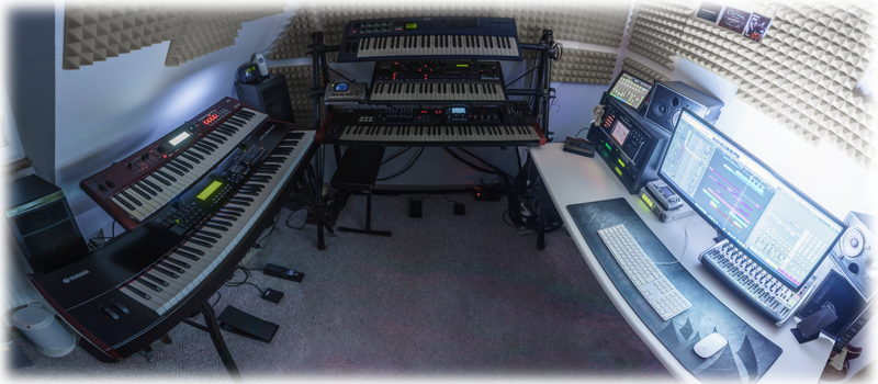 Panorama view of my studio setup